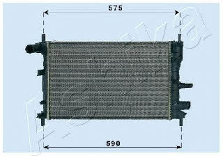 Ashika RDA053062 Радіатор охолодження двигуна RDA053062: Купити в Україні - Добра ціна на EXIST.UA!