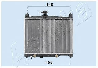 Ashika RDA153014 Радіатор охолодження двигуна RDA153014: Приваблива ціна - Купити в Україні на EXIST.UA!