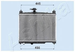 Ashika RDA153041 Радіатор охолодження двигуна RDA153041: Купити в Україні - Добра ціна на EXIST.UA!