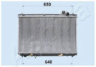 Ashika RDA153084 Радіатор охолодження двигуна RDA153084: Купити в Україні - Добра ціна на EXIST.UA!