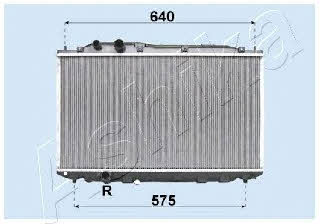 Ashika RDA193022 Радіатор охолодження двигуна RDA193022: Купити в Україні - Добра ціна на EXIST.UA!