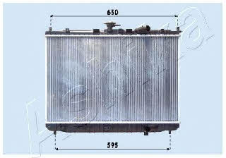 Ashika RDA333025 Радіатор охолодження двигуна RDA333025: Купити в Україні - Добра ціна на EXIST.UA!