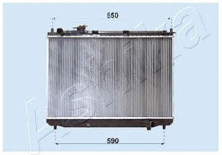 Ashika RDA333026 Радіатор охолодження двигуна RDA333026: Купити в Україні - Добра ціна на EXIST.UA!