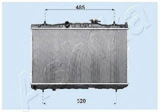 Ashika RDA333030 Радіатор охолодження двигуна RDA333030: Купити в Україні - Добра ціна на EXIST.UA!