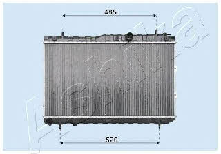 Ashika RDA333033 Радіатор охолодження двигуна RDA333033: Купити в Україні - Добра ціна на EXIST.UA!