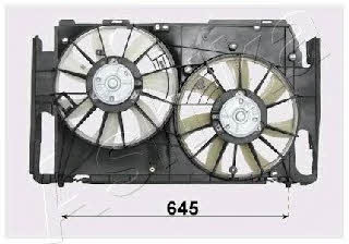 Ashika VNT152022 Вентилятор радіатора охолодження VNT152022: Купити в Україні - Добра ціна на EXIST.UA!