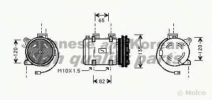 Ashuki N550-04 Компресор кондиціонера N55004: Купити в Україні - Добра ціна на EXIST.UA!
