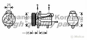 Ashuki K550-05 Компресор кондиціонера K55005: Купити в Україні - Добра ціна на EXIST.UA!