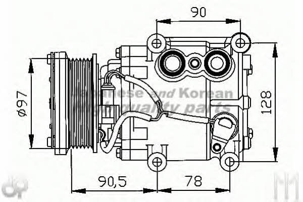Ashuki M550-76 Компресор кондиціонера M55076: Купити в Україні - Добра ціна на EXIST.UA!