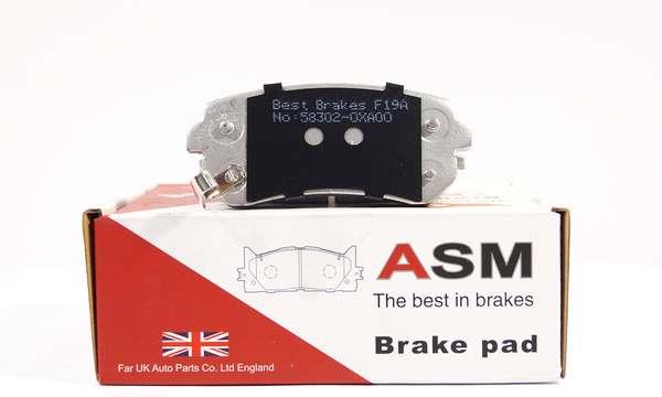 FR257034 ASM Тормозные колодки, комплект
