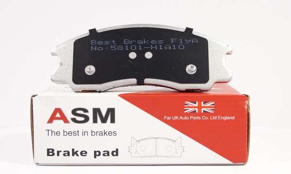 Тормозные колодки, комплект ASM FR254630