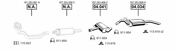 Asmet VA033975 Система выпуска отработаных газов VA033975: Купить в Украине - Отличная цена на EXIST.UA! VA033975 Asmet Система выпуска отработаных газов