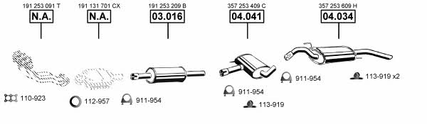 Asmet VA033980 Система выпуска отработаных газов VA033980: Купить в Украине - Отличная цена на EXIST.UA! VA033980 Asmet Система выпуска отработаных газов
