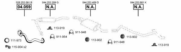 Asmet VA038400 Система випуску відпрацьованих газів VA038400: Купити в Україні - Добра ціна на EXIST.UA! VA038400 Asmet Система випуску відпрацьованих газів