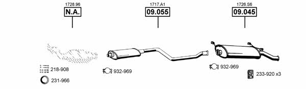 CI092445 Asmet Система випуску відпрацьованих газів