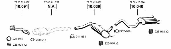 RE101770 Asmet Система выпуска отработаных газов