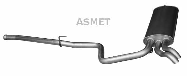 Глушитель выхлопных газов Mercedes E-Class (Мерседес Е-Класса): 01076 Asmet Глушитель, задняя часть