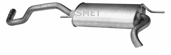 03049 Asmet Глушитель, задняя часть