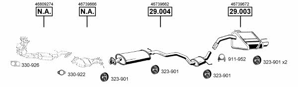 AL290345 Asmet Система выпуска отработаных газов