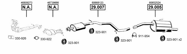 AL290405 Asmet Система випуску відпрацьованих газів