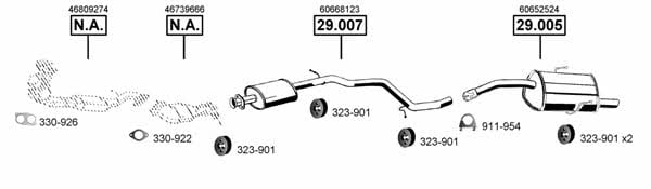 AL290425 Asmet Система випуску відпрацьованих газів