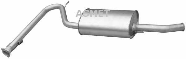 09077 Asmet Глушитель, задняя часть