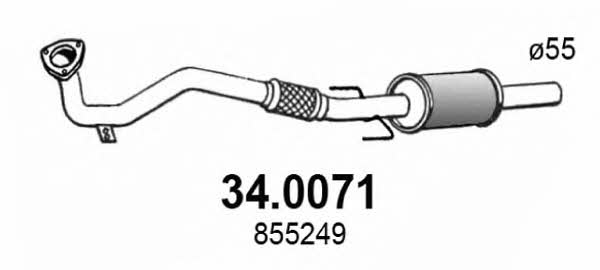 Asso 34.0071 Каталізатор 340071: Купити в Україні - Добра ціна на EXIST.UA!