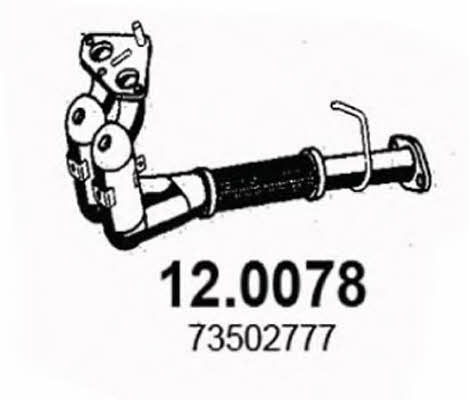 Asso 12.0078 Каталізатор 120078: Купити в Україні - Добра ціна на EXIST.UA!
