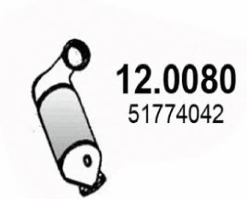 Asso 12.0080 Каталізатор 120080: Купити в Україні - Добра ціна на EXIST.UA!