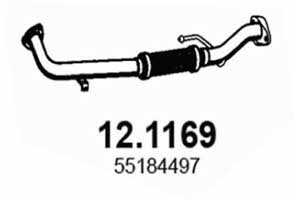 Asso 12.1169 Вихлопна труба 121169: Купити в Україні - Добра ціна на EXIST.UA!
