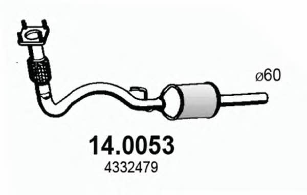 Asso 14.0053 Каталізатор 140053: Купити в Україні - Добра ціна на EXIST.UA!