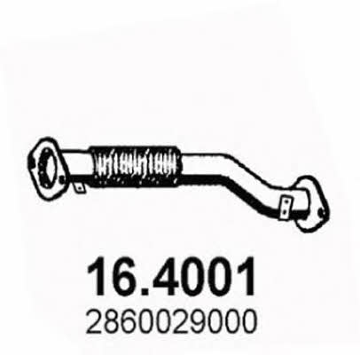 Asso 16.4001 Вихлопна труба 164001: Купити в Україні - Добра ціна на EXIST.UA!