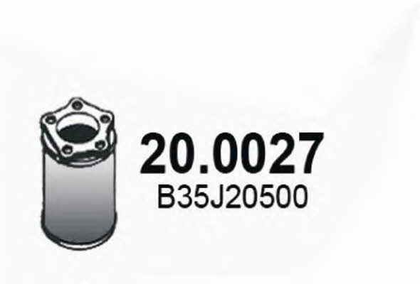 Asso 20.0027 Каталізатор 200027: Приваблива ціна - Купити в Україні на EXIST.UA!