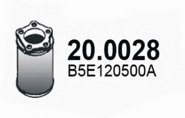 Asso 20.0028 Каталізатор 200028: Приваблива ціна - Купити в Україні на EXIST.UA!