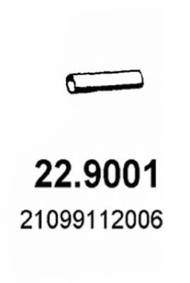 Asso 22.9001 Вихлопна труба 229001: Купити в Україні - Добра ціна на EXIST.UA!
