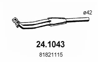  24.1043 Вихлопна труба 241043: Купити в Україні - Добра ціна на EXIST.UA!
