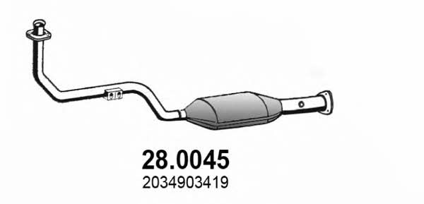 Asso 28.0045 Каталізатор 280045: Купити в Україні - Добра ціна на EXIST.UA!