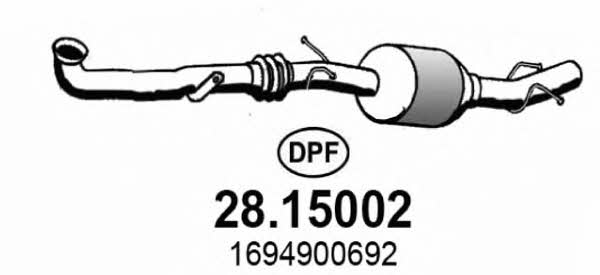 2815002 Asso Фільтр сажевий DPF