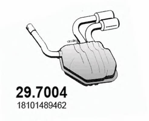 29.7004 Глушник, задня частина 297004: Купити в Україні - Добра ціна на EXIST.UA!