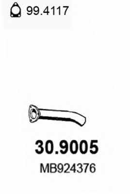 Asso 30.9005 Вихлопна труба 309005: Купити в Україні - Добра ціна на EXIST.UA!