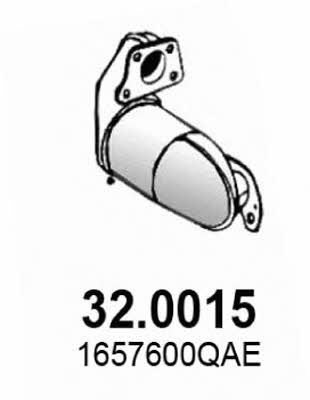 Asso 32.0015 Каталізатор 320015: Купити в Україні - Добра ціна на EXIST.UA!