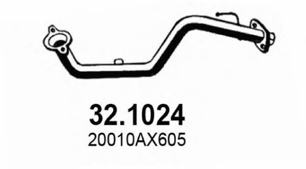 Asso 32.1024 Вихлопна труба 321024: Купити в Україні - Добра ціна на EXIST.UA!
