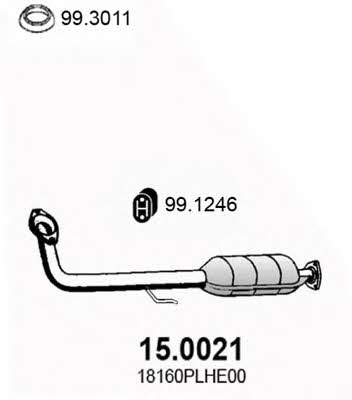  15.0021 Каталізатор 150021: Купити в Україні - Добра ціна на EXIST.UA!