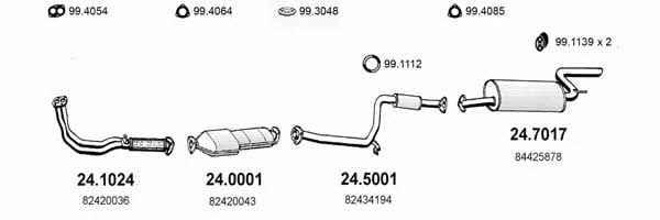  ART1241 Система випуску відпрацьованих газів ART1241: Купити в Україні - Добра ціна на EXIST.UA!