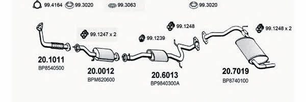  ART1492 Система випуску відпрацьованих газів ART1492: Купити в Україні - Добра ціна на EXIST.UA!