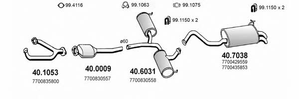  ART2002 Система випуску відпрацьованих газів ART2002: Купити в Україні - Добра ціна на EXIST.UA!