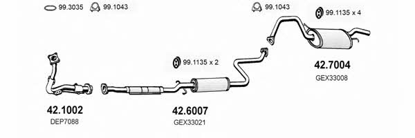  ART2219 Система випуску відпрацьованих газів ART2219: Купити в Україні - Добра ціна на EXIST.UA!