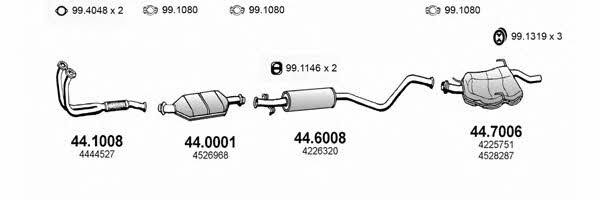  ART2230 Система випуску відпрацьованих газів ART2230: Купити в Україні - Добра ціна на EXIST.UA!