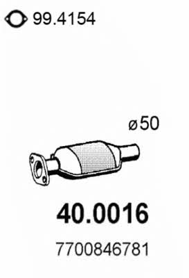 Asso 40.0016 Каталізатор 400016: Купити в Україні - Добра ціна на EXIST.UA!