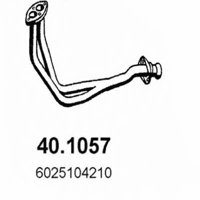 Asso 40.1057 Вихлопна труба 401057: Купити в Україні - Добра ціна на EXIST.UA!